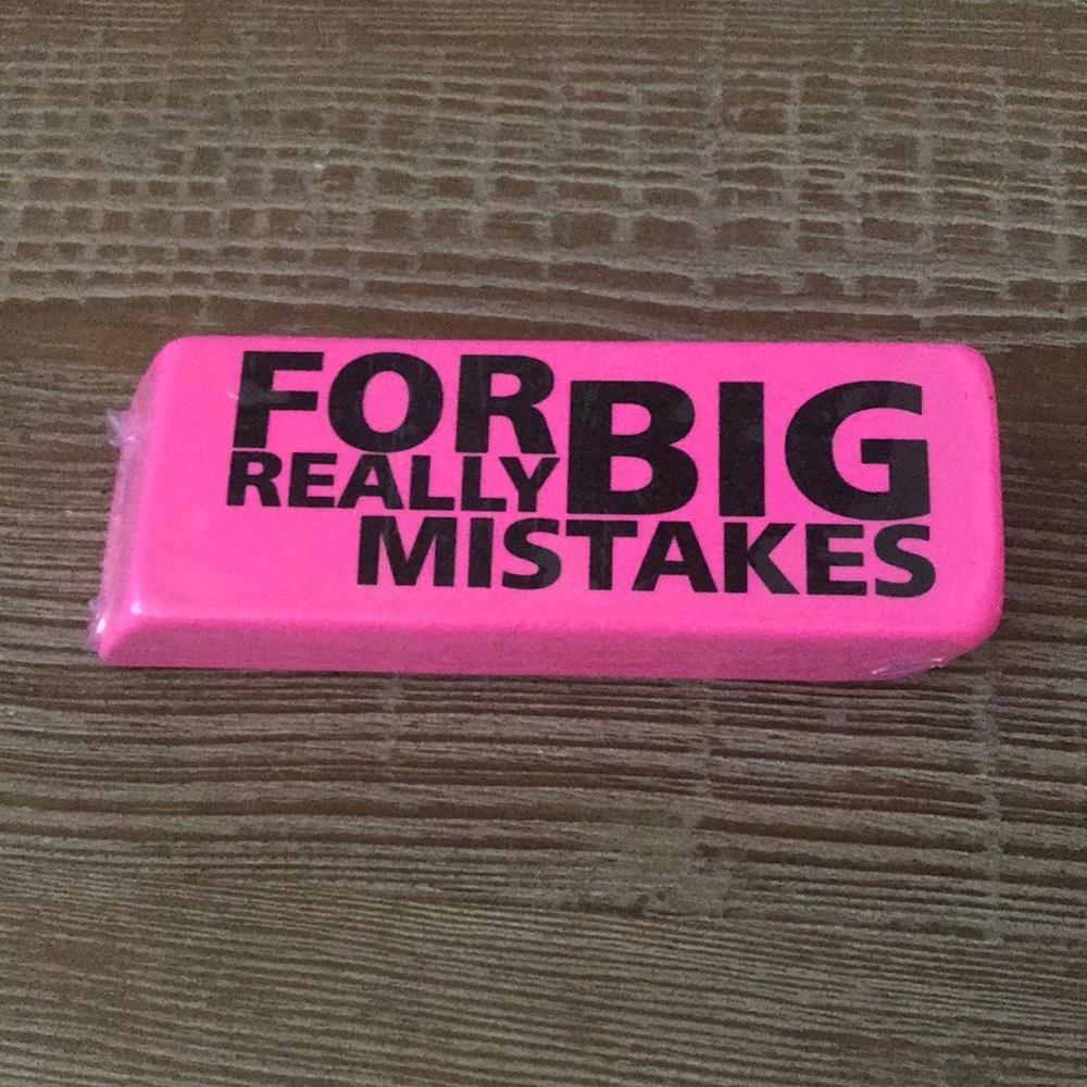 Pink Novelty Eraser